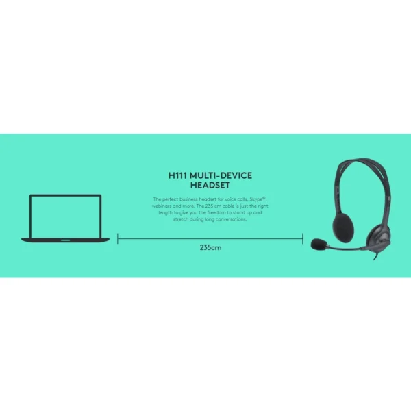 Logitech H111 Wired Stereo Headset