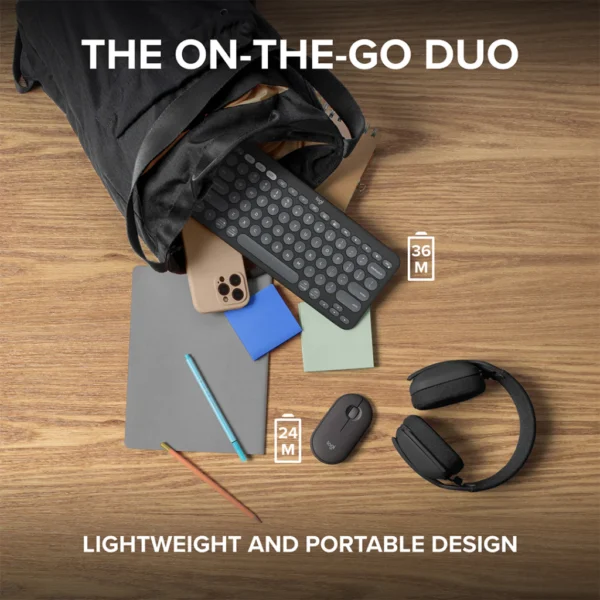 Logitech Pebble Keys 2 + Pebble Mouse 2 Combo Set
