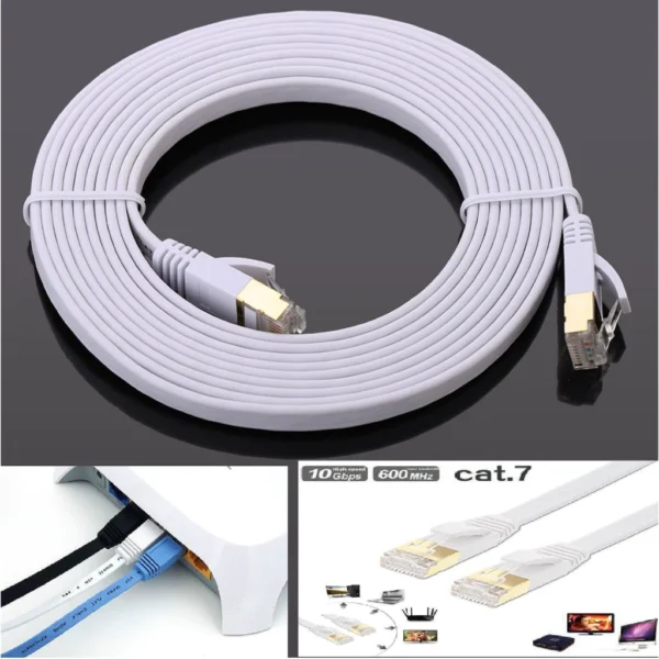 my-11134207-7r98o-lkv0tjkh4bat1f Cat7 Flat Shielded Ethernet Cable