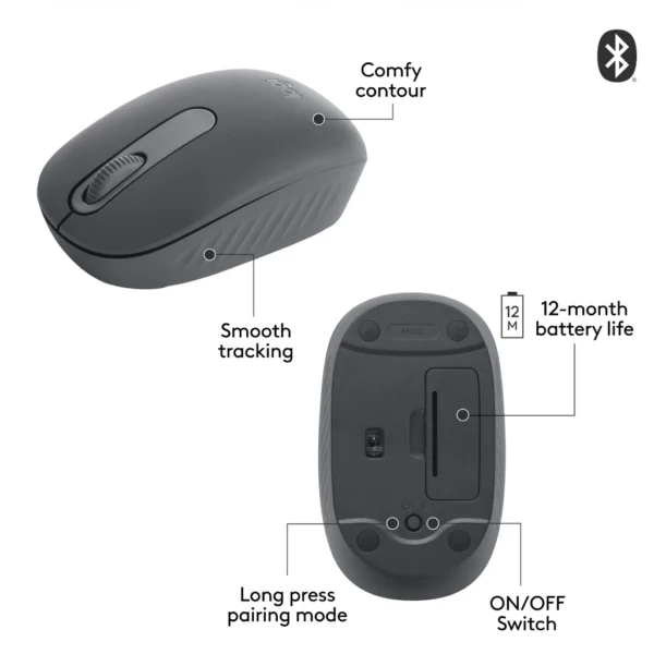 Logitech M196 Bluetooth Wireless Mouse