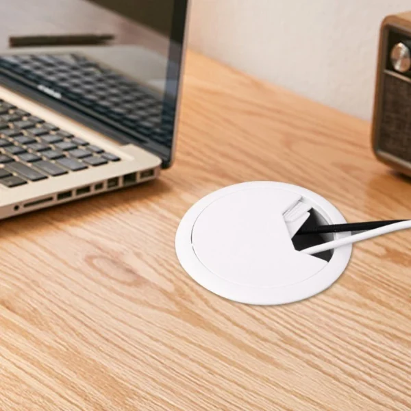 Plastic Desktop Cable Hole Cover