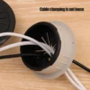 Plastic Desktop Cable Hole Cover